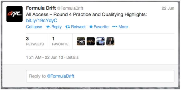 Formula Drift Round 4: The Gauntlet Tweets